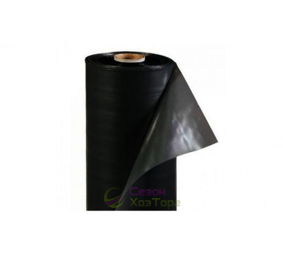 Плівка будівельна чорна 90мкм/3,0м*100м/рукав 1,5м